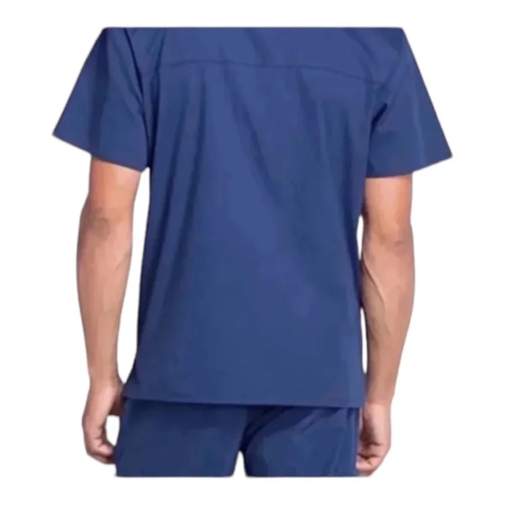 NEW Scrubs Navy Blue Cherokee Top Professionals  Uniform Unisex Men Women S Tall